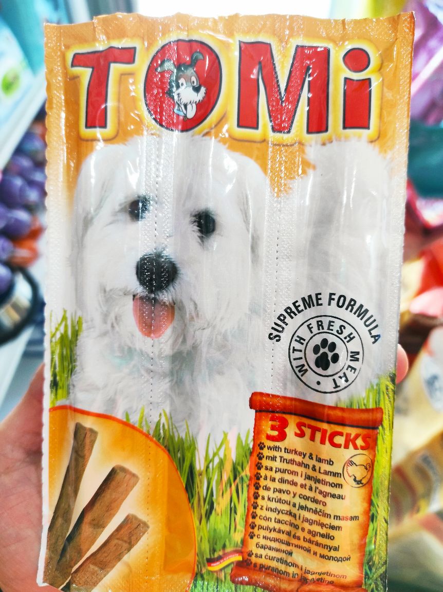 TOMI sticks za pse curetina jagnjetina 3x