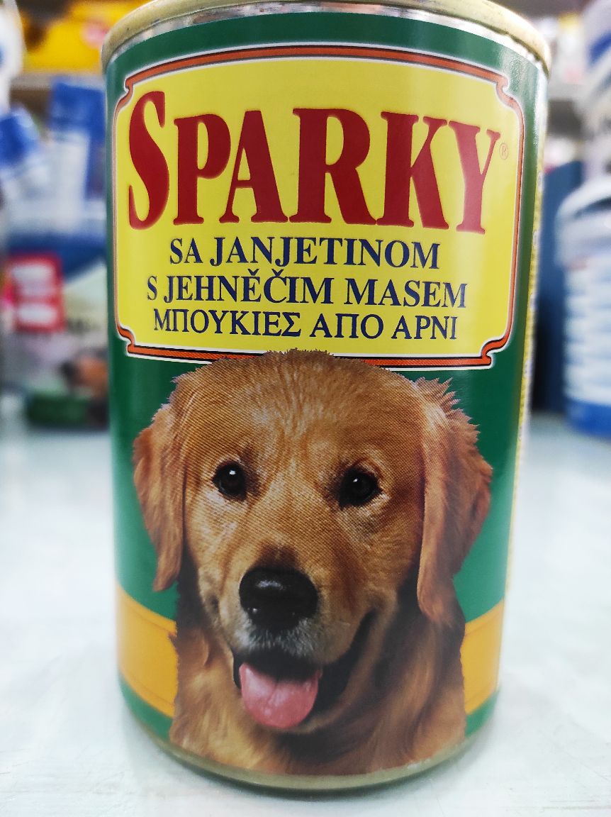 SPARKY konzerve za pse Jagnjetina 