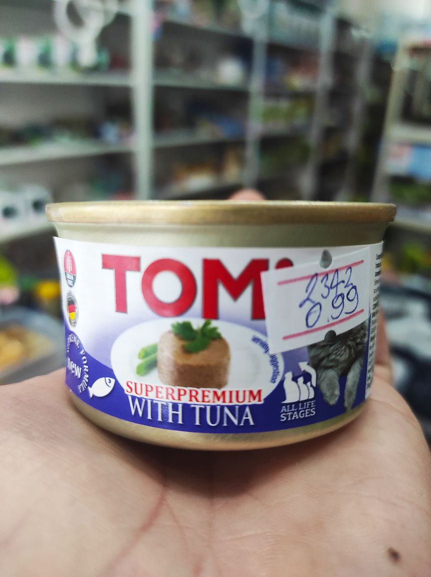 TOMI SUPERPREMIUM pašteta za mace tuna