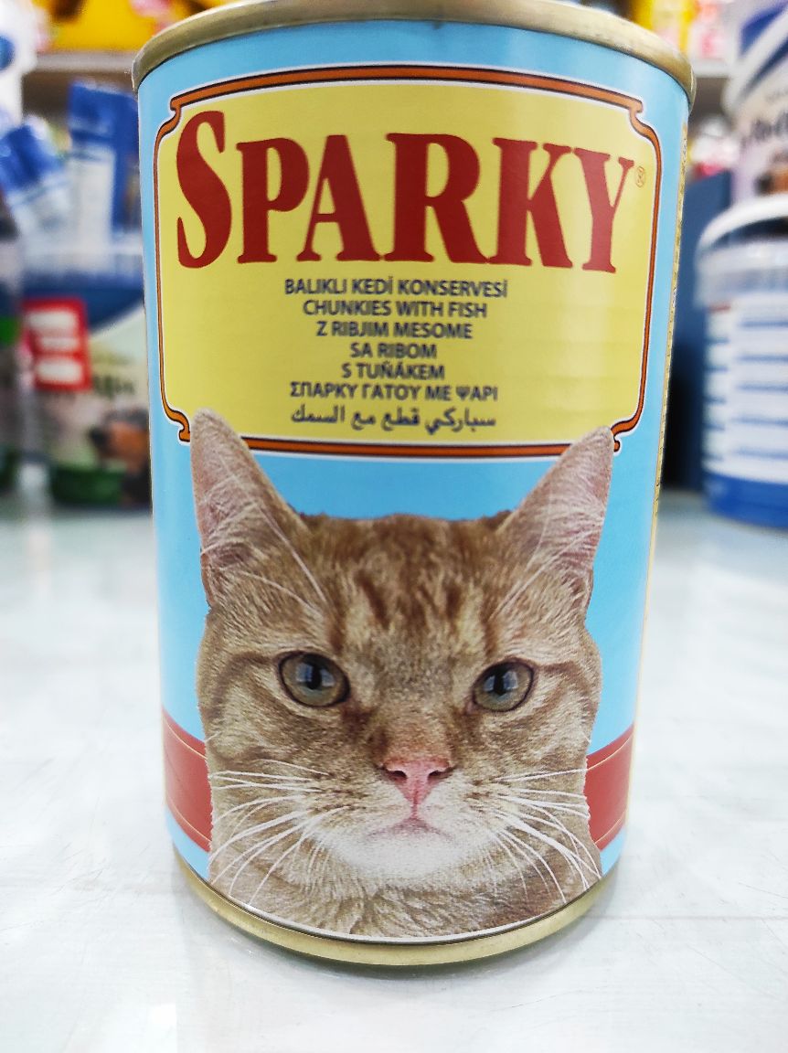 SPARKY konzerve za mačke riba