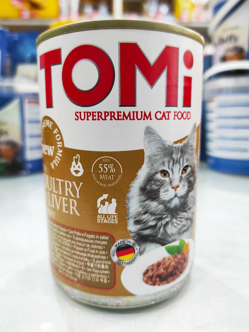 Tomi konzerva za mačke 400gr piletina 