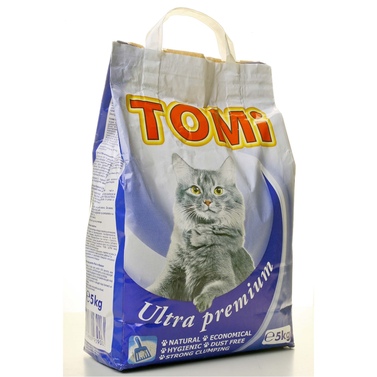 Tomi posip za macke plavi 5 kg 