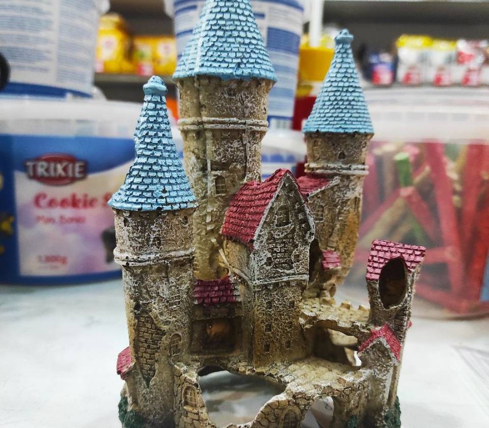 Ukras za akvarijum zamak 