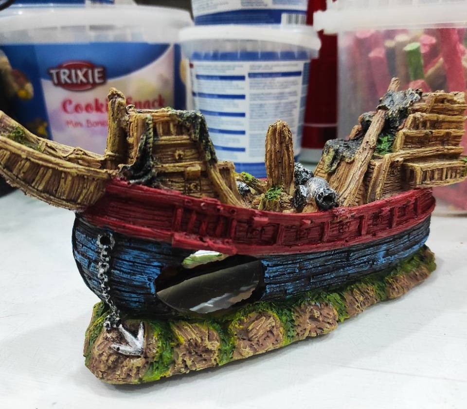 Ukras za akvarijum brod 2567